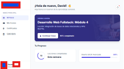Ejemplo de plataforma de academia online