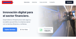 Ejemplo de web corporativa
